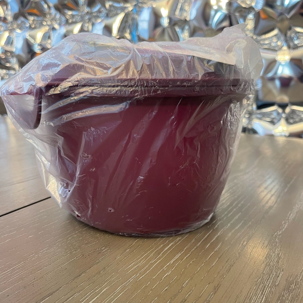 Tupperware Purple Microwave Rice Maker - Picture 2 of 2